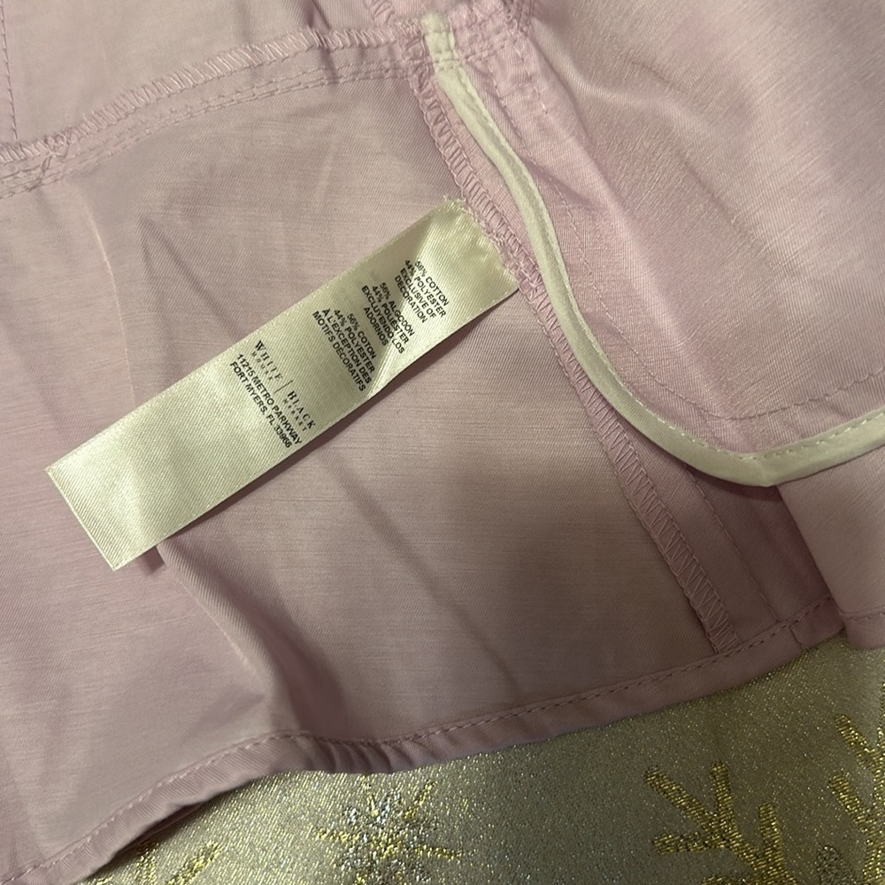 White House Black Market lavender jacket sz 10p color purple - Picture 6 of 11
